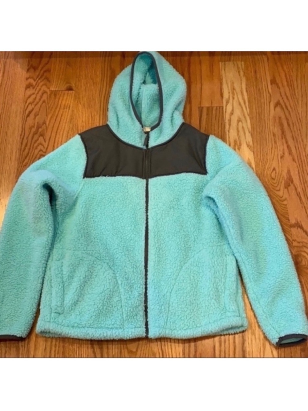 Like New SO Fleece Jacket With Hood- Size Large